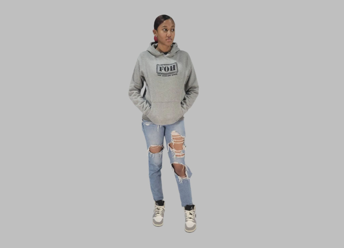FOH Black/Gray Hoodie