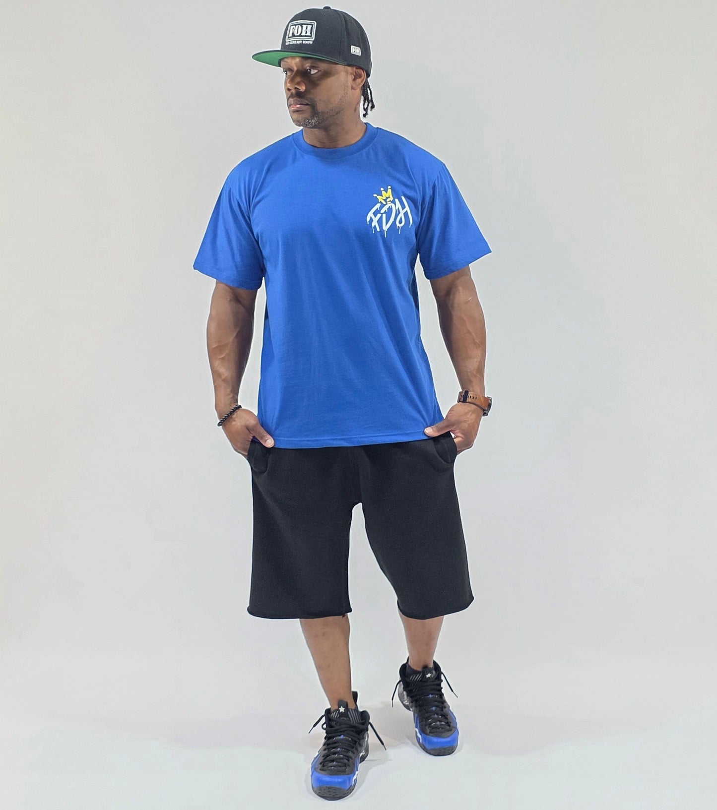FOH Crown Graphic Tee (Royal)