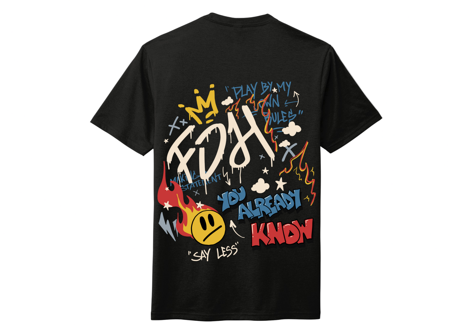 FOH Crown Graphic Tee (Black)