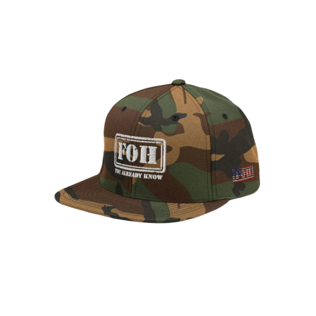 FOH Camo W Snapback Cap