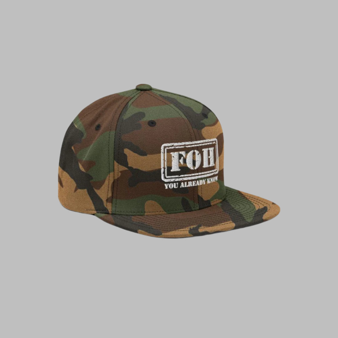 FOH Camo W Snapback Cap