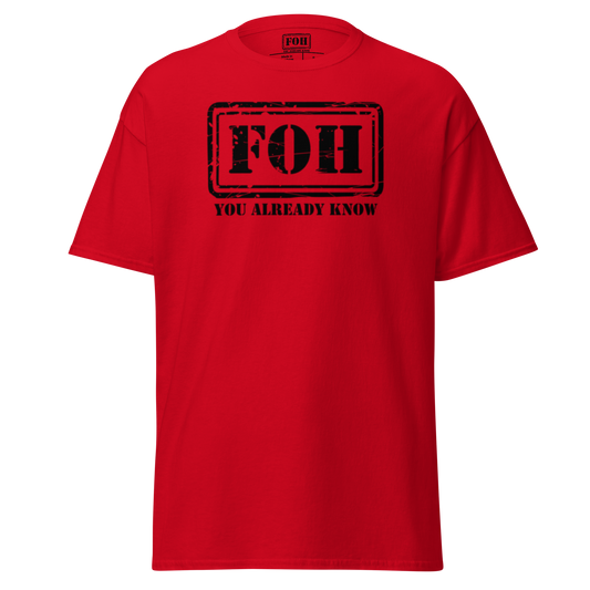 FOH Classic Red/Black Tee